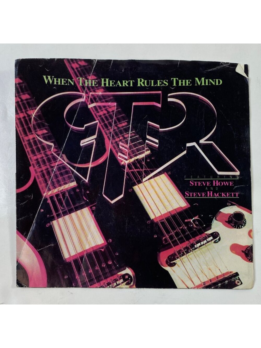 Vintage Vinyl 45 RPM Single GTR 1986 "Reach Out"/"When The Heart Rules The Mind"